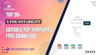 Top 20+ S For Notability Editable PDF Templates Free Download