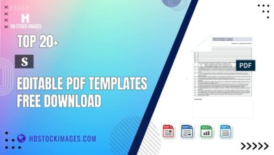 Top 20+  S  Editable PDF Templates Free Download