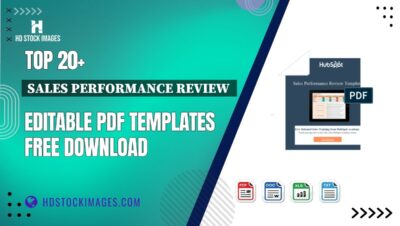 Top 20+ Sales Performance Review  Editable PDF Templates Free Download