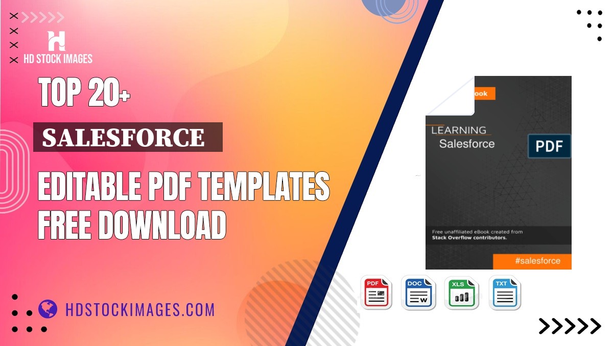 Top 20+ Salesforce   Editable PDF Templates Free Download