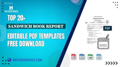 Top 20+ Sandwich Book Report  Editable PDF Templates Free Download