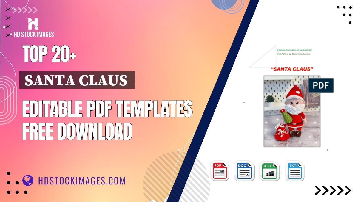 Top 20+ Santa Claus  Editable PDF Templates Free Download