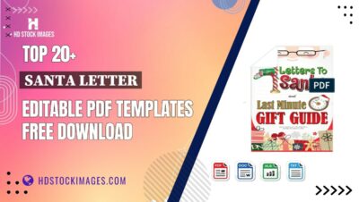 Top 20+ Santa Letter Editable PDF Templates Free Download