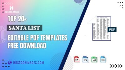 Top 20+ Santa List  Editable PDF Templates Free Download