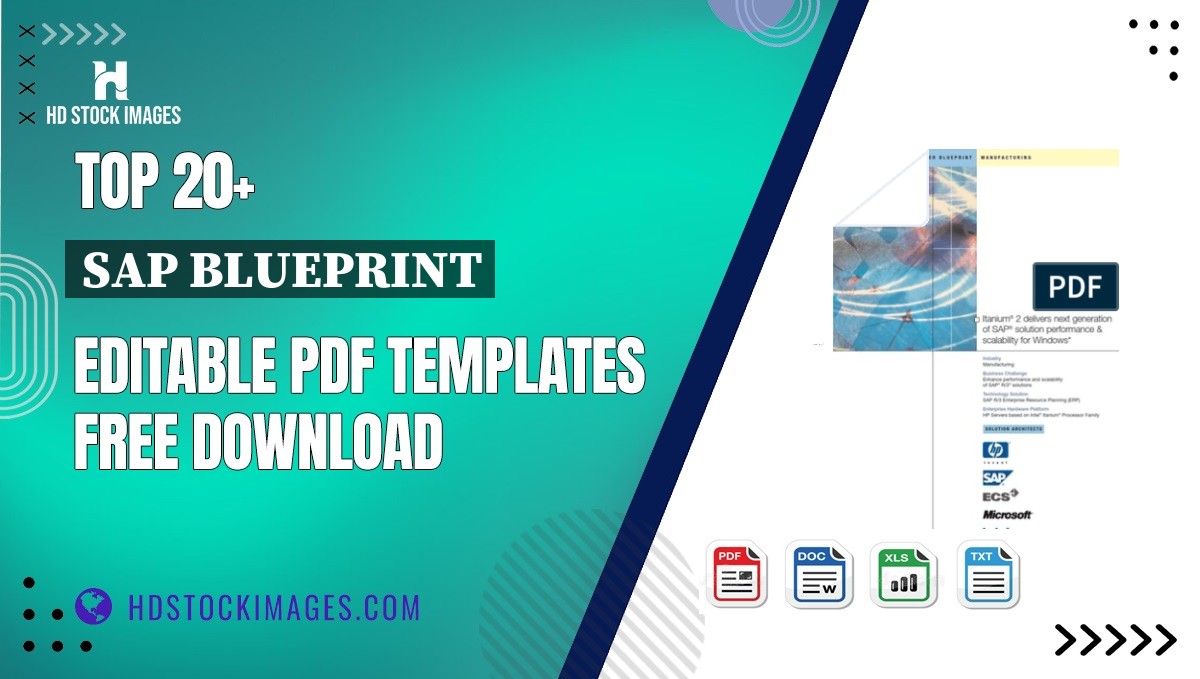 Top 20+ Sap Blueprint Editable PDF Templates Free Download