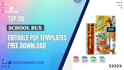 Top 20+ School Bus  Editable PDF Templates Free Download