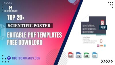 Top 20+ Scientific Poster  Editable PDF Templates Free Download