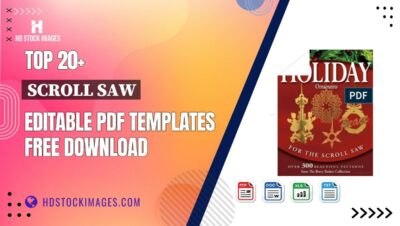 Top 20+ Scroll Saw Editable PDF Templates Free Download