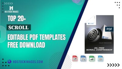 Top 20+ Scroll Editable PDF Templates Free Download