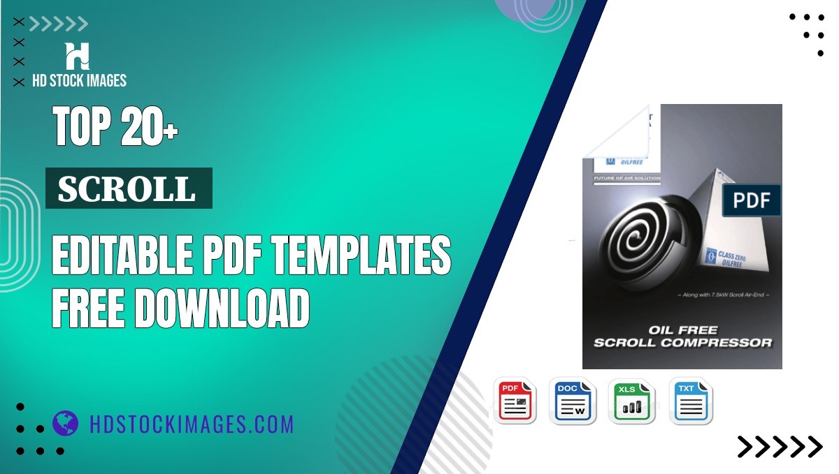 Top 20+ Scroll  Editable PDF Templates Free Download