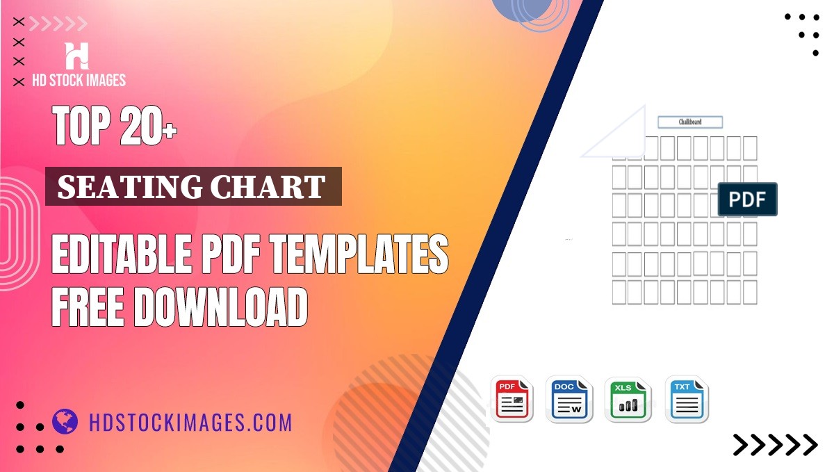 Top 20+ Seating Chart  Editable PDF Templates Free Download