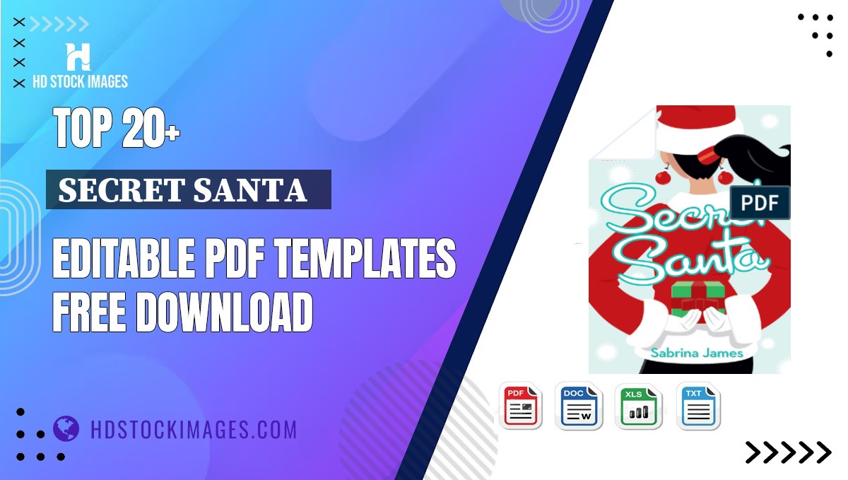 Top 20+ Secret Santa   Editable PDF Templates Free Download