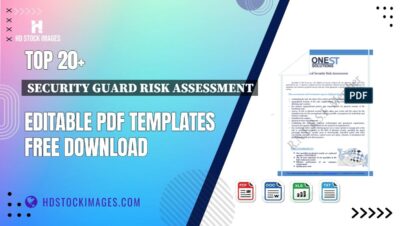 Top 20+ Security Guard Risk Assessment Editable PDF Templates Free Download