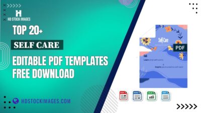 Top 20+ Self Care Editable PDF Templates Free Download