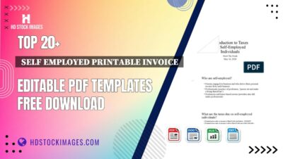 Top 20+  Self Employed Printable Invoice  Editable PDF Templates Free Download