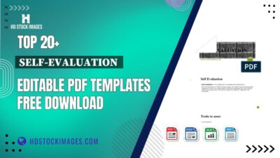 Top 20+ Self-evaluation  Editable PDF Templates Free Download