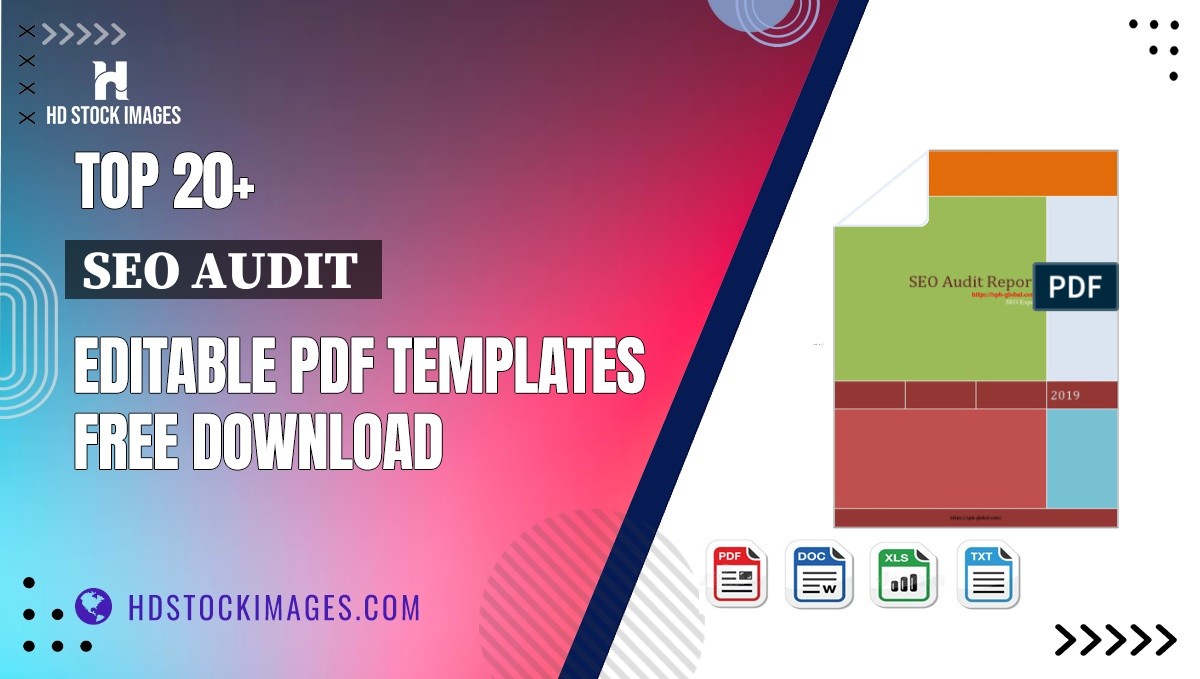 Top 20+ Seo Audit  Editable PDF Templates Free Download