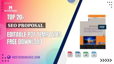 Top 20+ Seo Proposal Editable PDF Templates Free Download