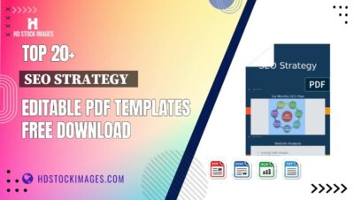 Top 20+ Seo Strategy   Editable PDF Templates Free Download