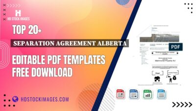 Top 20+ Separation Agreement Alberta Editable PDF Templates Free Download