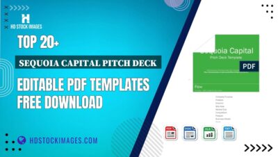 Top 20+ Sequoia Capital Pitch Deck  Editable PDF Templates Free Download