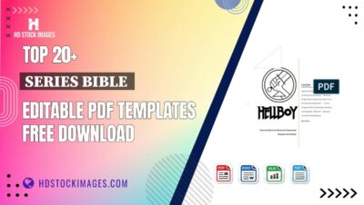 Top 20+ Series Bible  Editable PDF Templates Free Download