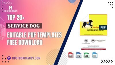 Top 20+ Service Dog  Editable PDF Templates Free Download