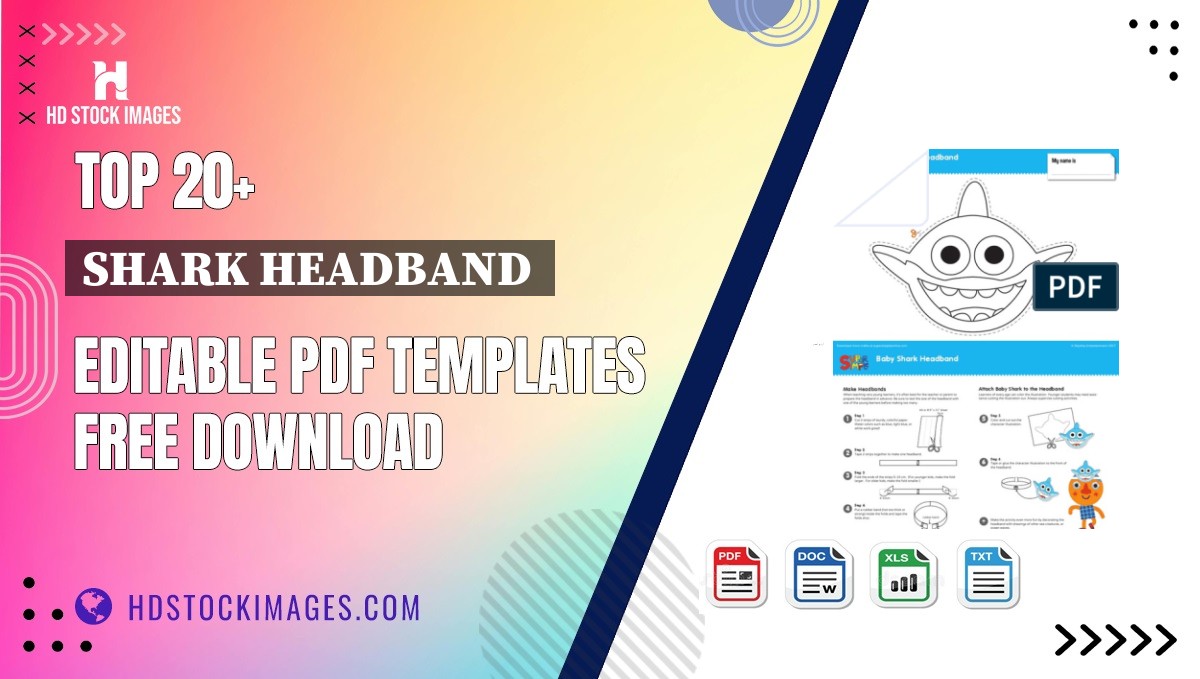 Top 20+ Shark Headband  Editable PDF Templates Free Download