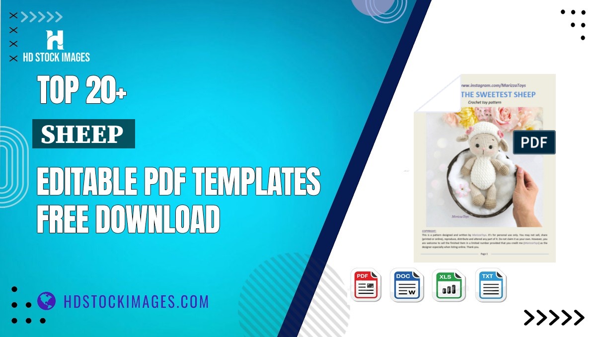 Top 20+ Sheep  Editable PDF Templates Free Download