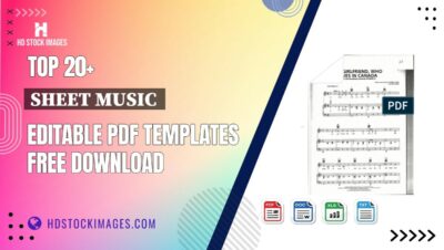 Top 20+ Sheet Music Editable PDF Templates Free Download