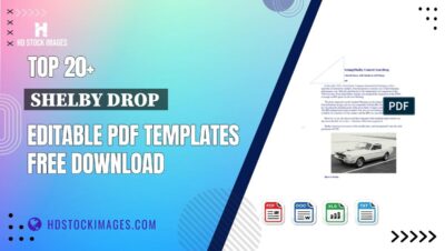 Top 20+ Shelby Drop Editable PDF Templates Free Download