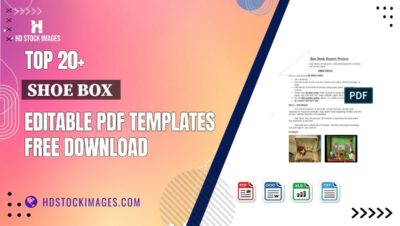 Top 20+ Shoe Box  Editable PDF Templates Free Download