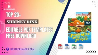 Top 20+ Shrinky Dink Editable PDF Templates Free Download