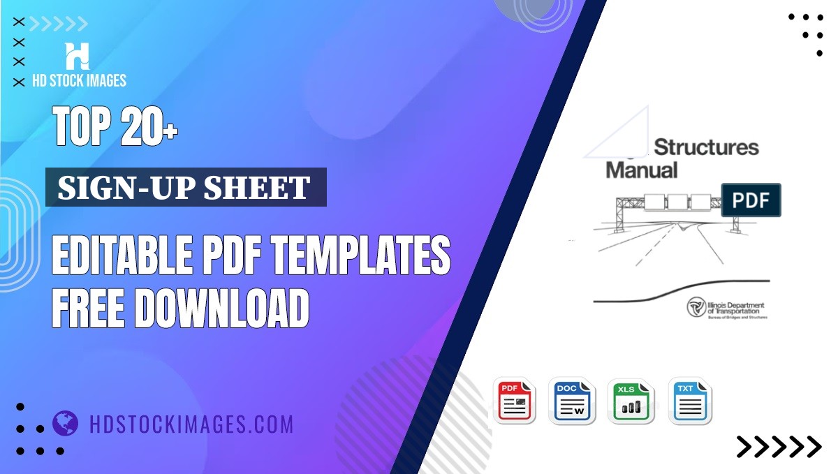 Top 20+ Sign-up Sheet  Editable PDF Templates Free Download