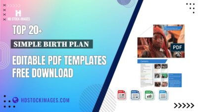 Top 20+ Simple Birth Plan Editable PDF Templates Free Download