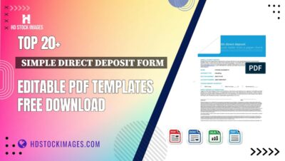 Top 20+  Simple Direct Deposit Form Editable PDF Templates Free Download