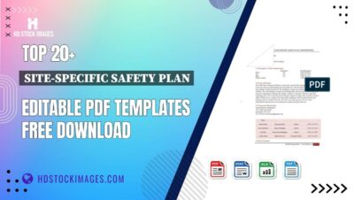 Top 20+ Site-specific Safety Plan Editable PDF Templates Free Download