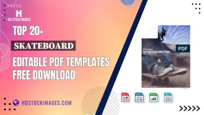 Top 20+ Skateboard Editable PDF Templates Free Download