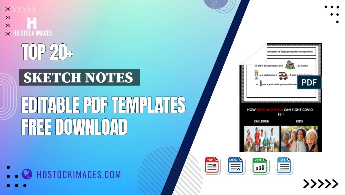 Top 20+ Sketch Notes  Editable PDF Templates Free Download