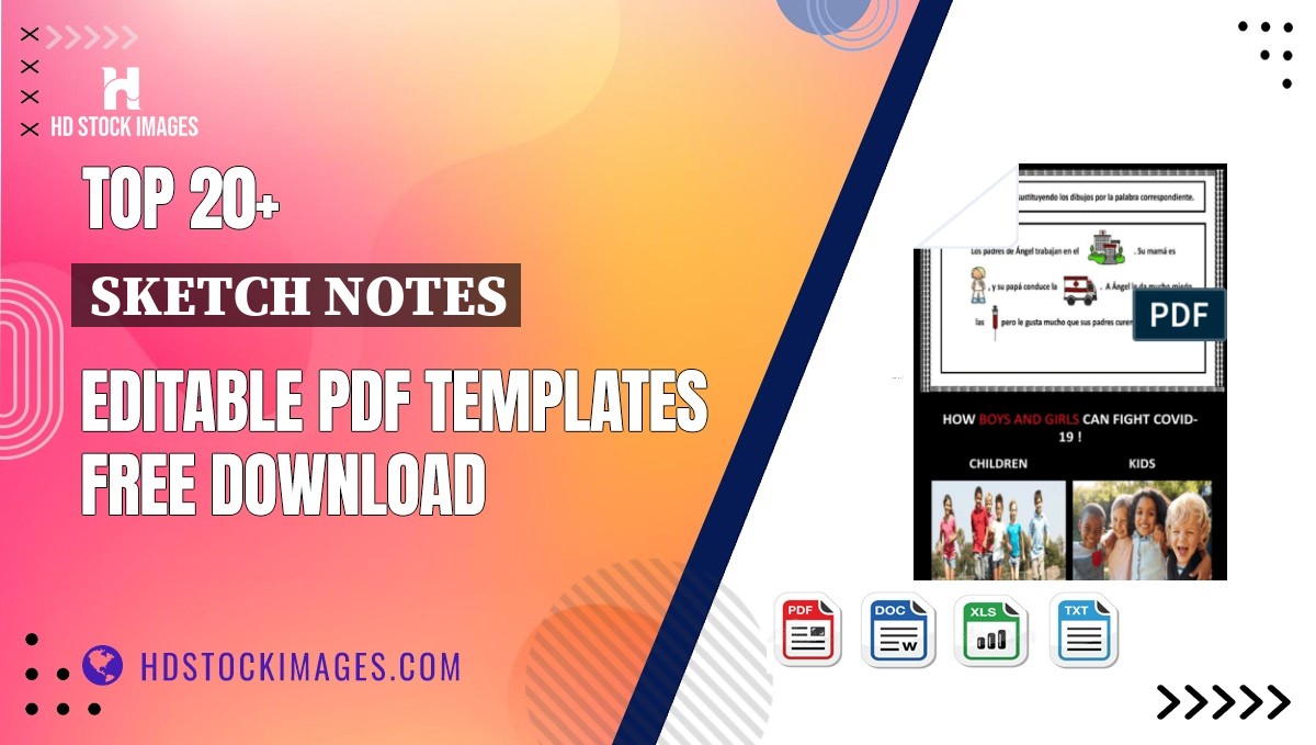 Top 20+ Sketch Notes Editable PDF Templates Free Download