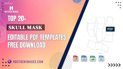 Top 20+ Skull Mask  Editable PDF Templates Free Download