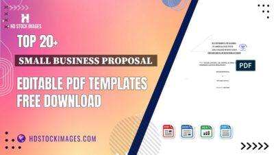 Top 20+ Small Business Proposal Editable PDF Templates Free Download