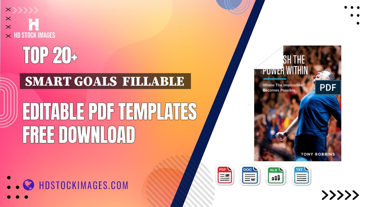 Top 20+ Smart Goals  Fillable  Editable PDF Templates Free Download