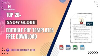 Top 20+ Snow Globe  Editable PDF Templates Free Download