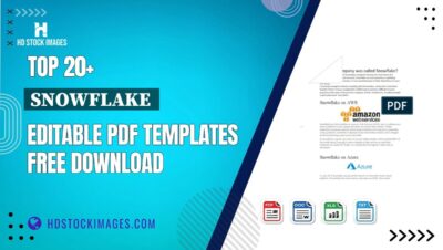 Top 20+ Snowflake Editable PDF Templates Free Download
