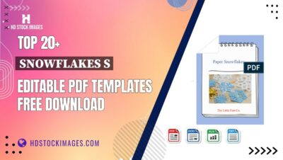 Top 20+ Snowflakes S Editable PDF Templates Free Download