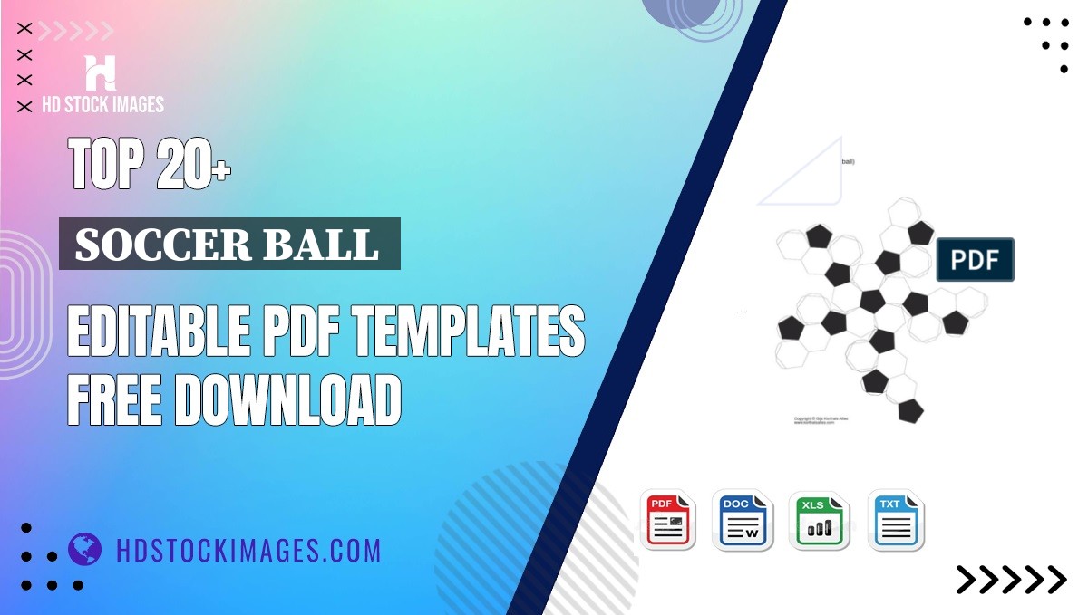 Top 20+ Soccer Ball  Editable PDF Templates Free Download