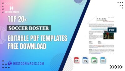 Top 20+ Soccer Roster  Editable PDF Templates Free Download