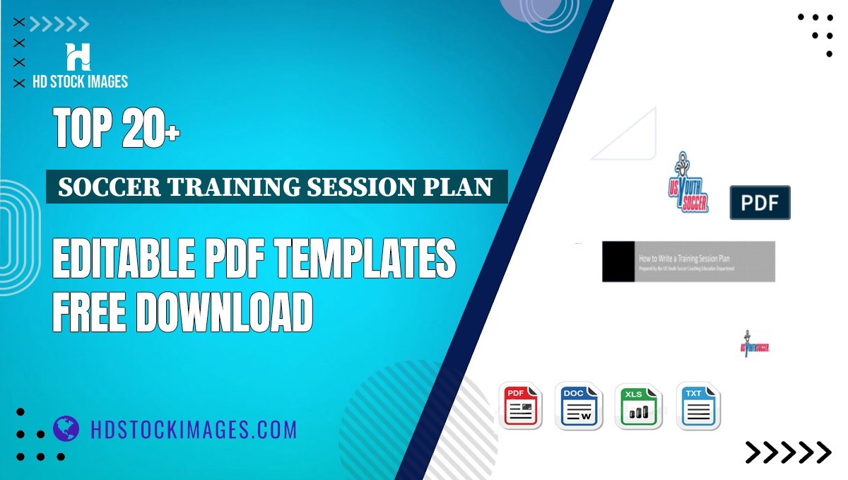 Top 20+ Soccer Training Session Plan  Editable PDF Templates Free Download