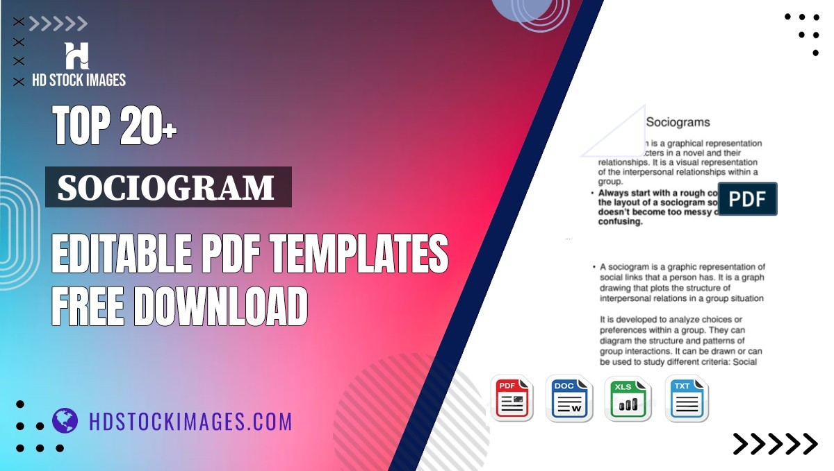 Top 20+ Sociogram  Editable PDF Templates Free Download